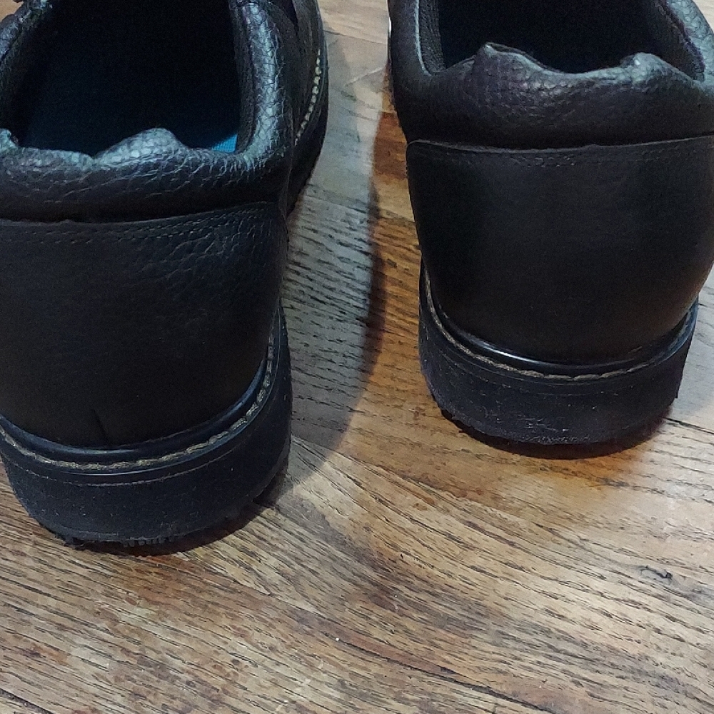 Dr. Scholl's Men's Black Leather Loafers - Picture 10 of 11